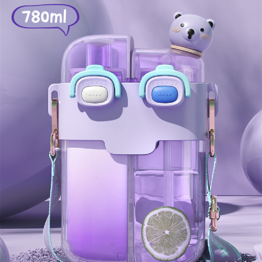 Simple And Fashionable Plastic Cup Water Bottle Kitchen Gadgets - Image 5