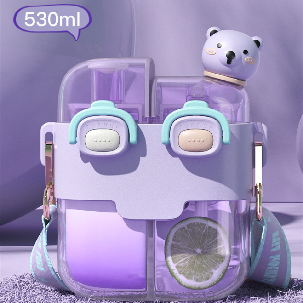 Simple And Fashionable Plastic Cup Water Bottle Kitchen Gadgets - Image 3