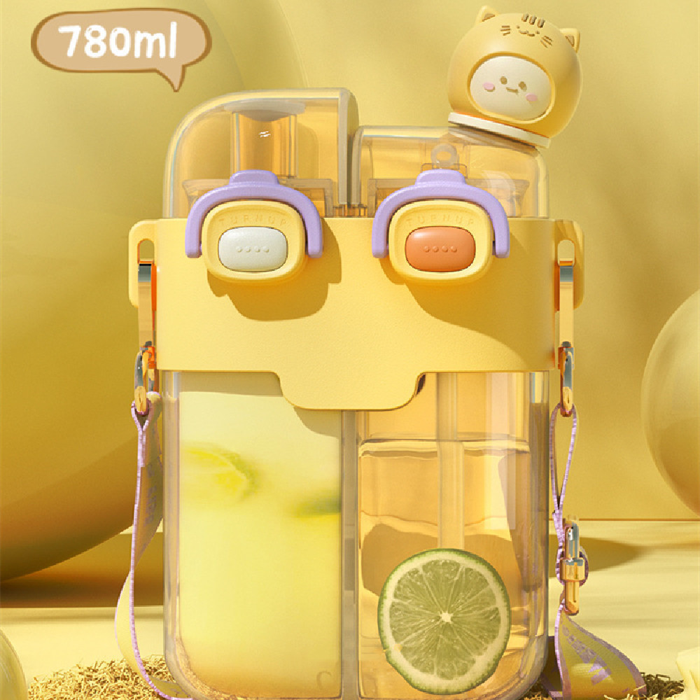 Simple And Fashionable Plastic Cup Water Bottle Kitchen Gadgets - Image 7